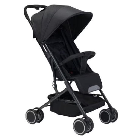 Căruț pentru bebeluși At Performance, pliabil, ușor, cu șezut reglabil și funcție sport, 6-36 luni NEGRU